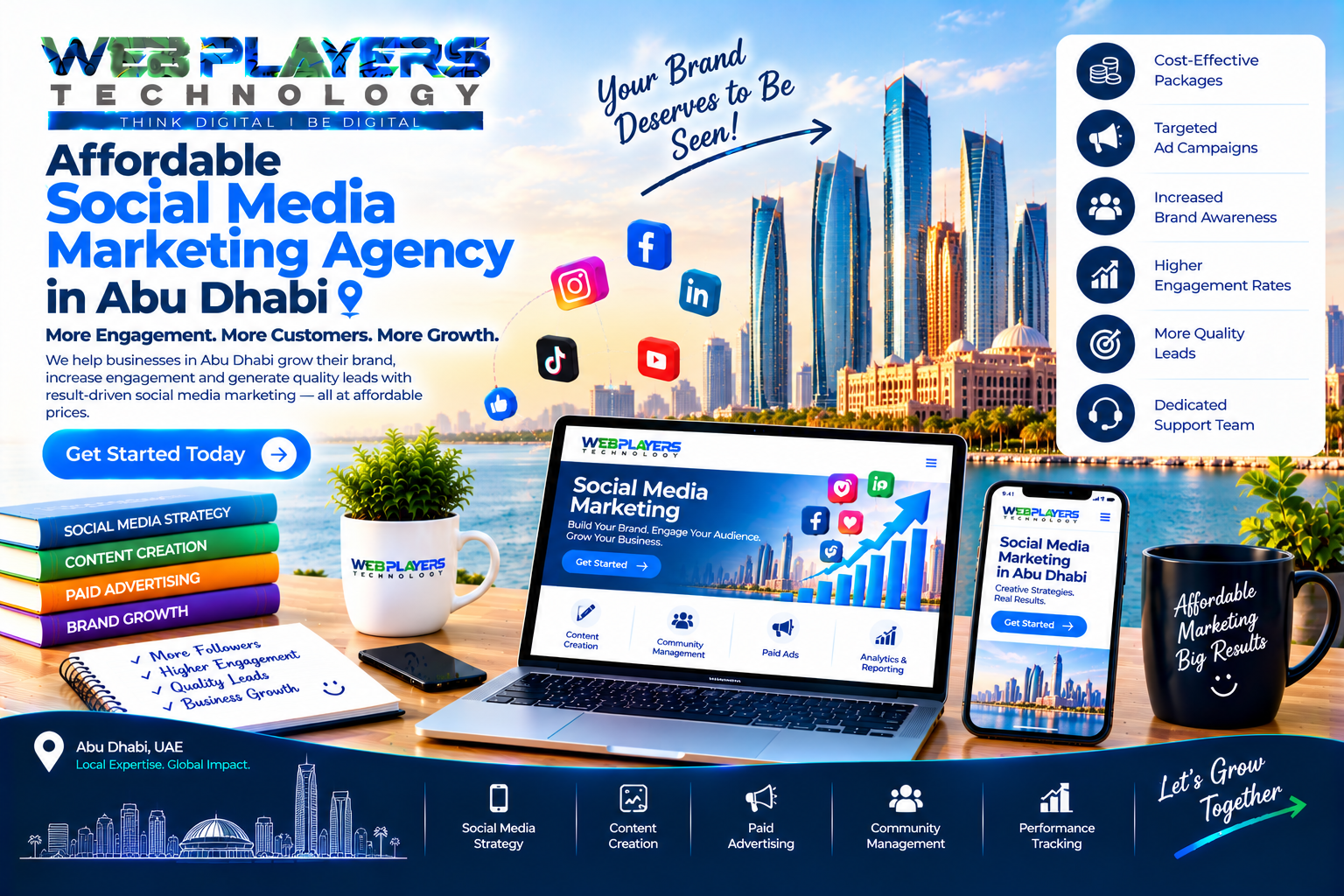 Affordable Social Media Marketing Agency in Abu Dhabi for Business Growth